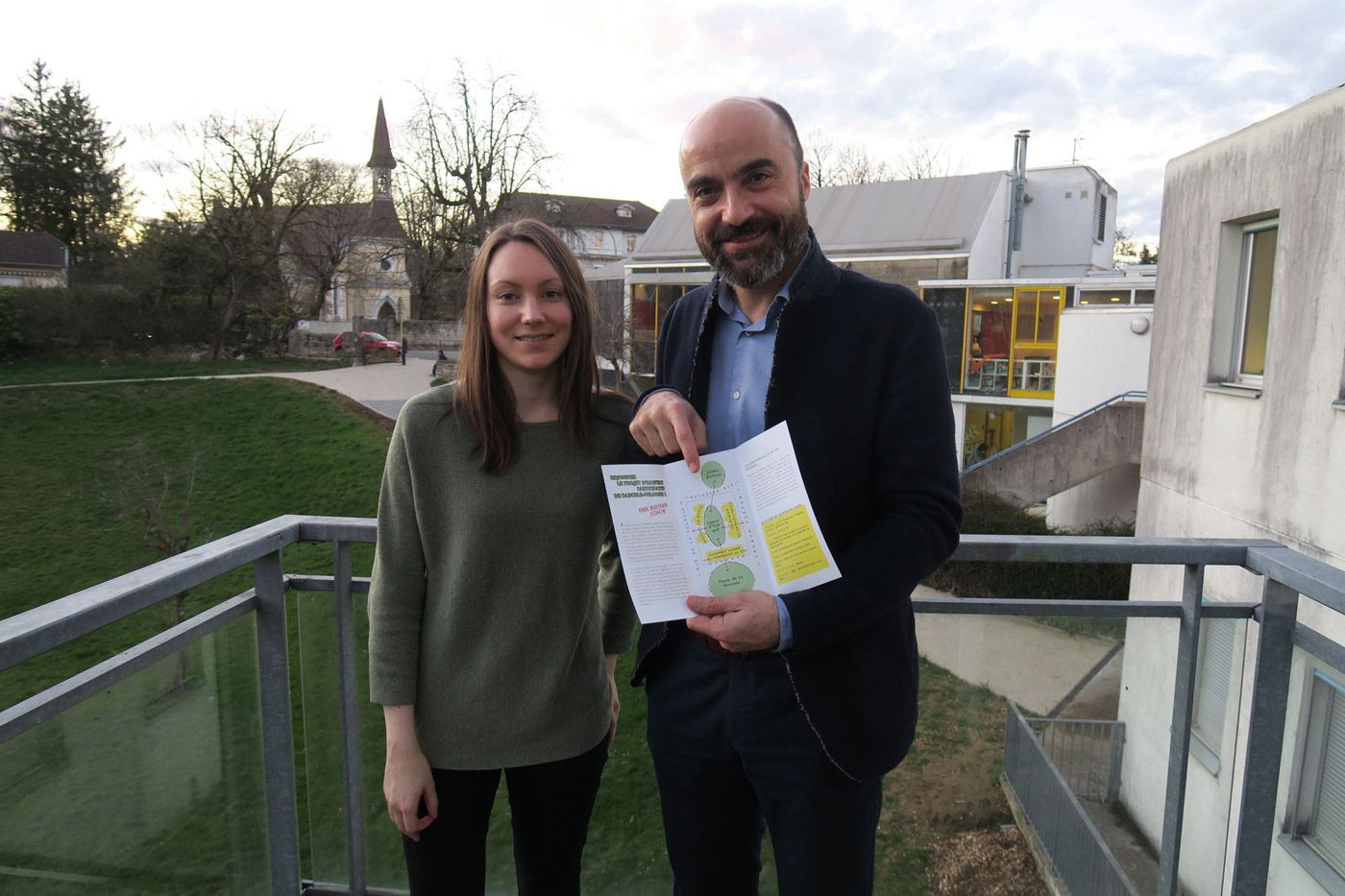 Cyrille Poy et Laura Morvan de la société LesCityZens, spécialisée dans la fabrique urbaine collaborative