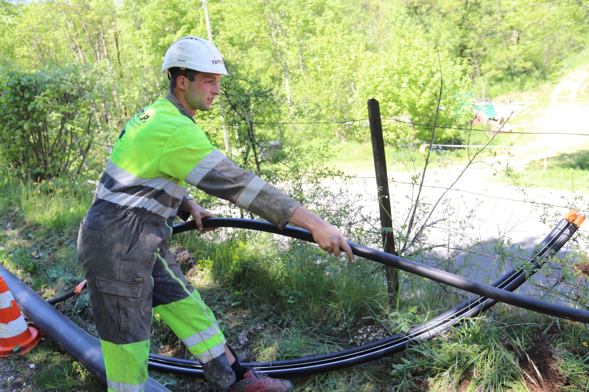 Consolation-Maisonnettes. La fibre optique arrive dans le cirque