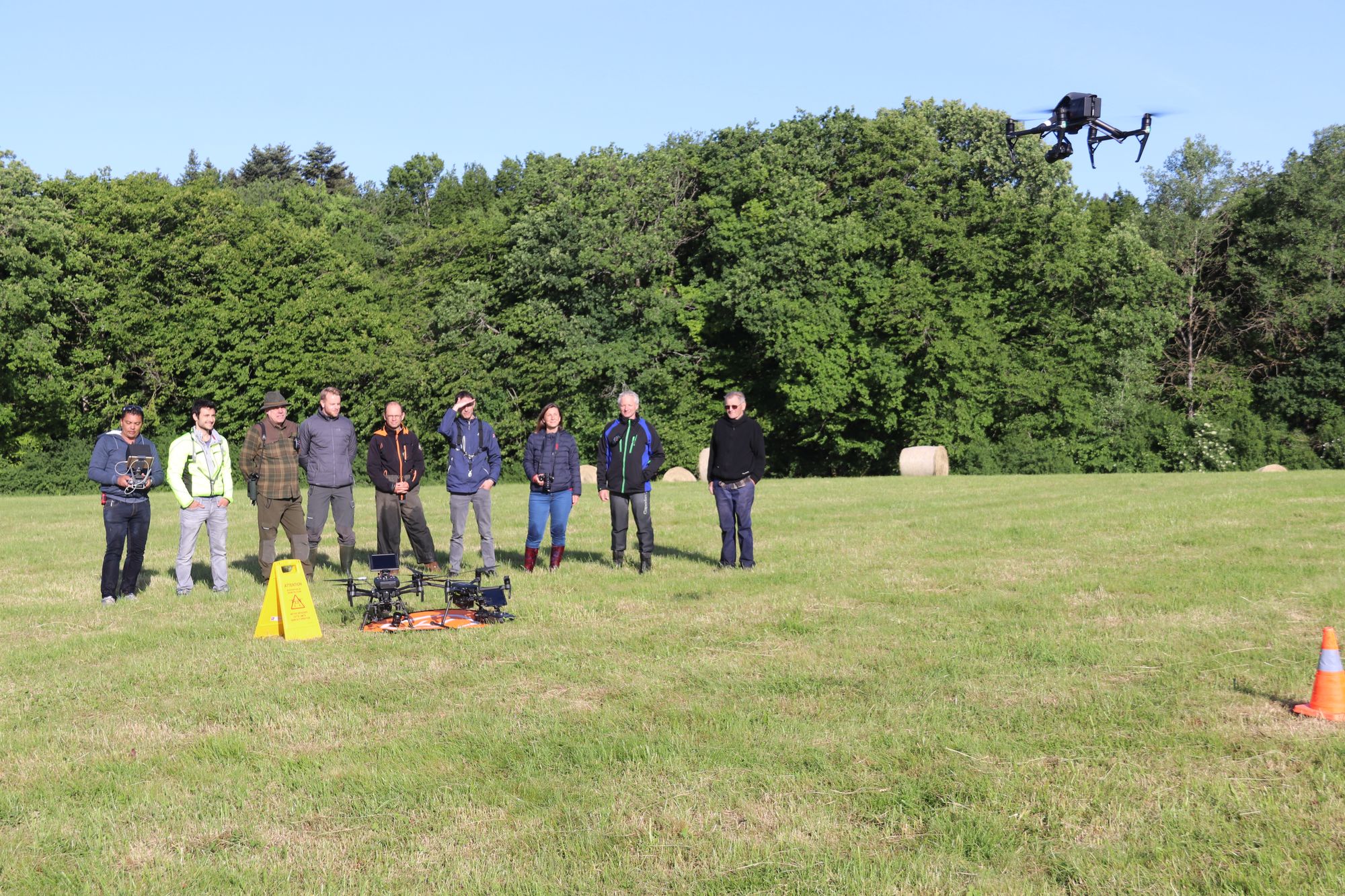 Osse. Opération sauvetage de faons grâce à des drones