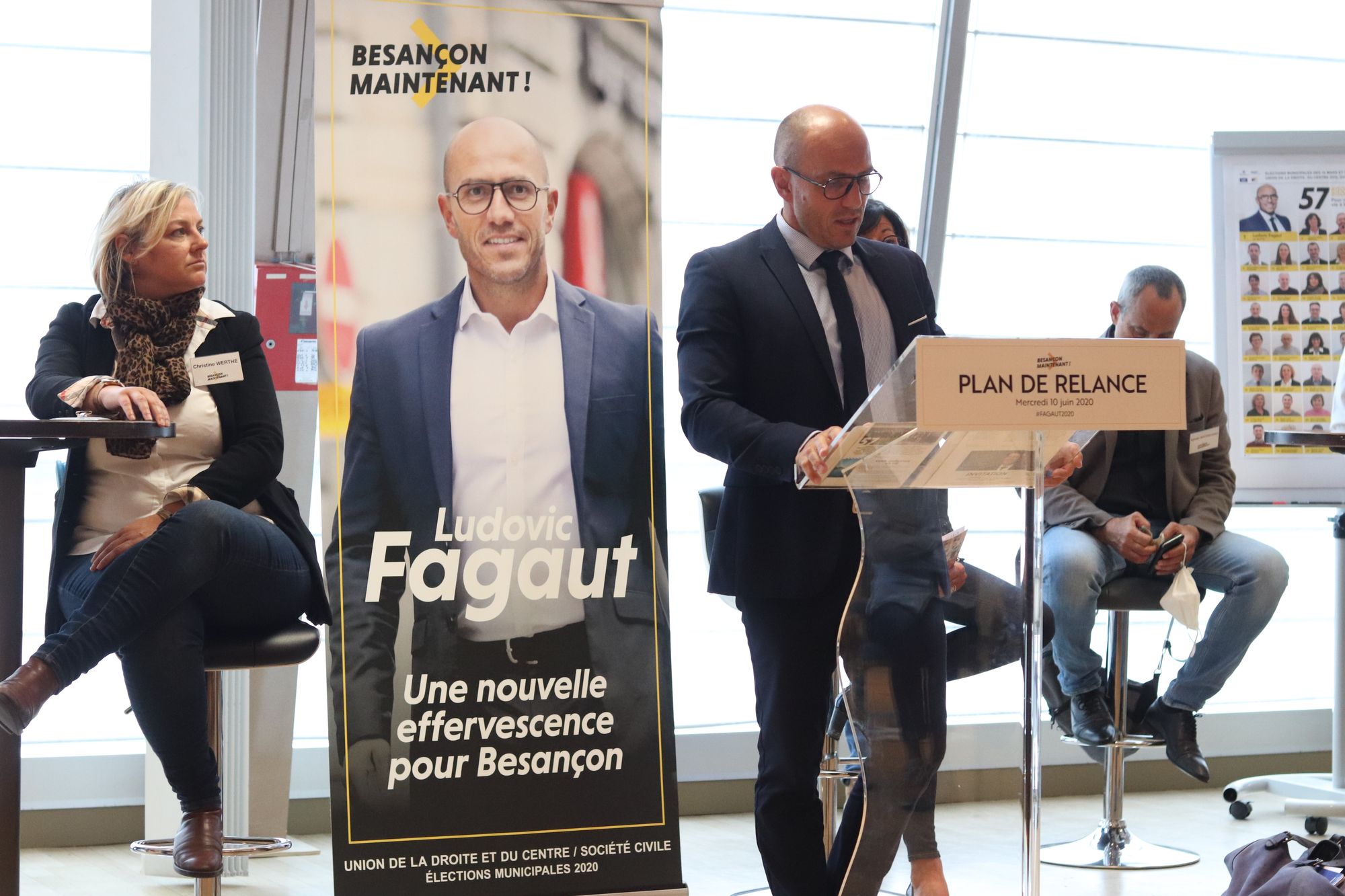 Besançon. Municipales : Ludovic Fagaut (Besançon Maintenant) présente son plan de relance