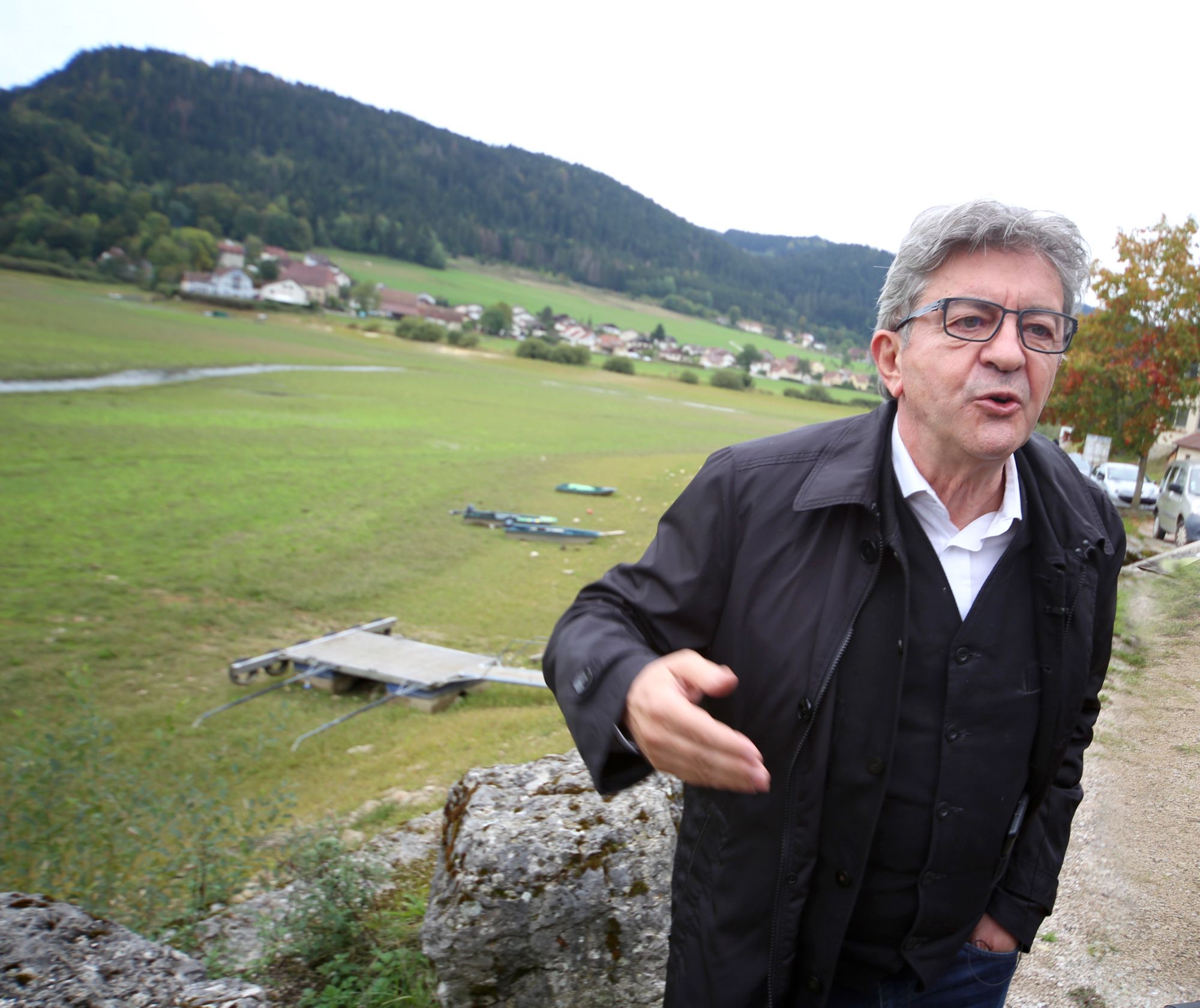 Jean-Luc Mélenchon dans le Haut-Doubs : "M. Macron ne sera pas le chef des imams de ce pays !"