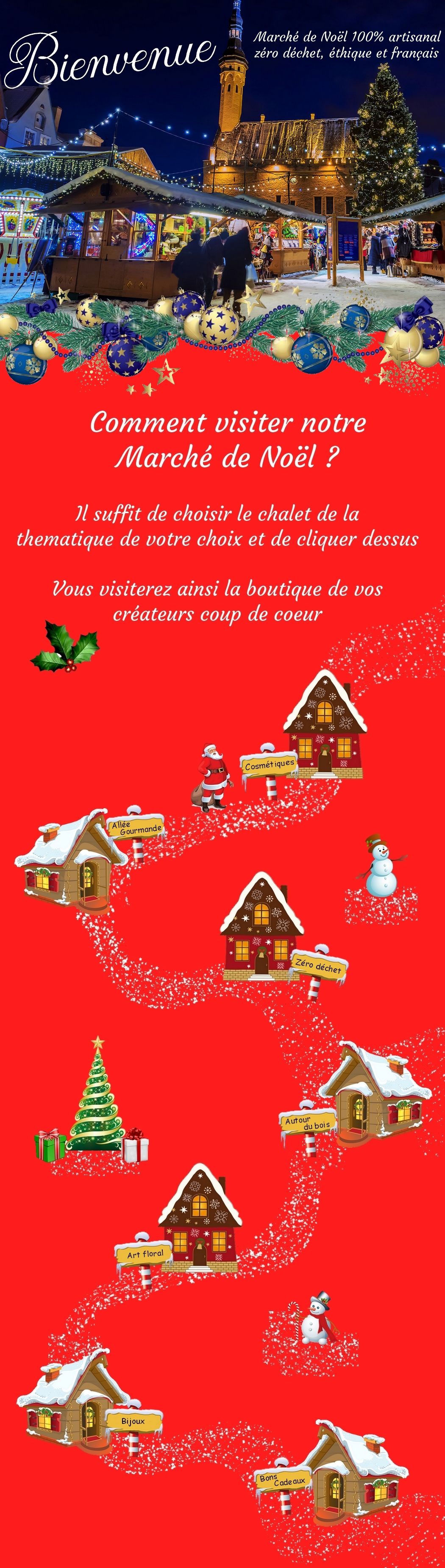 Un marché de Noël 100% artisanal, virtuel, éthique et zéro déchet !