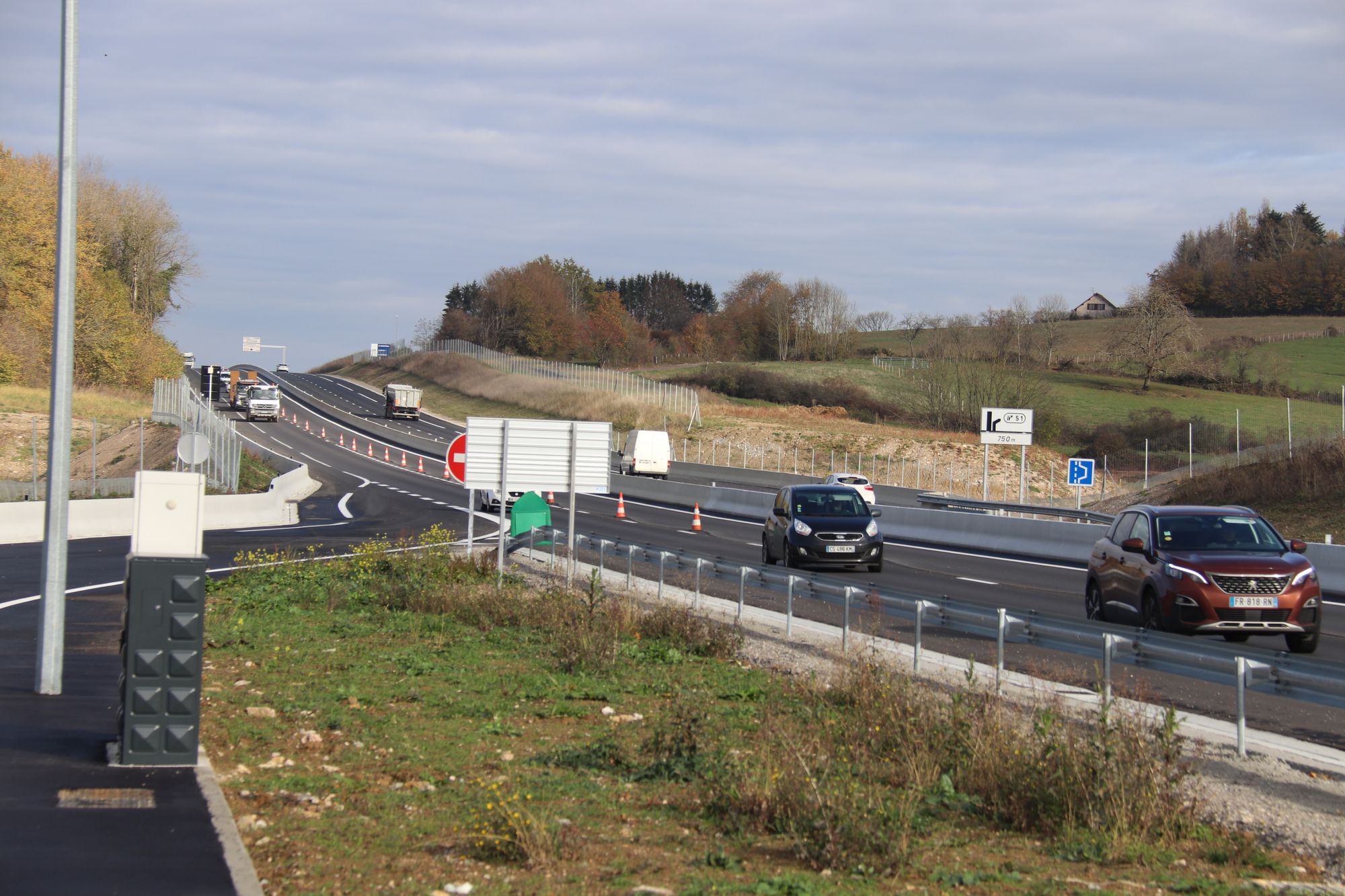 Les bouchons aux heures de pointe seront un lointain souvenir.RN 57. 2 x 2 voies : "Elle va nous changer la vie... mais"